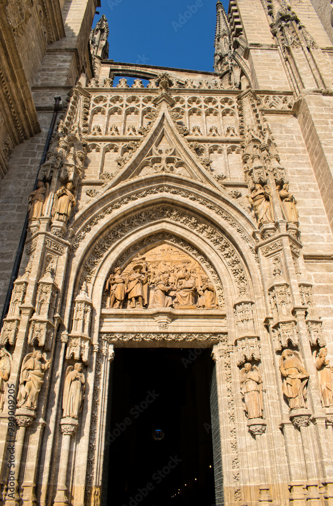 Puerta de Palos en la Catedral de Sevilla