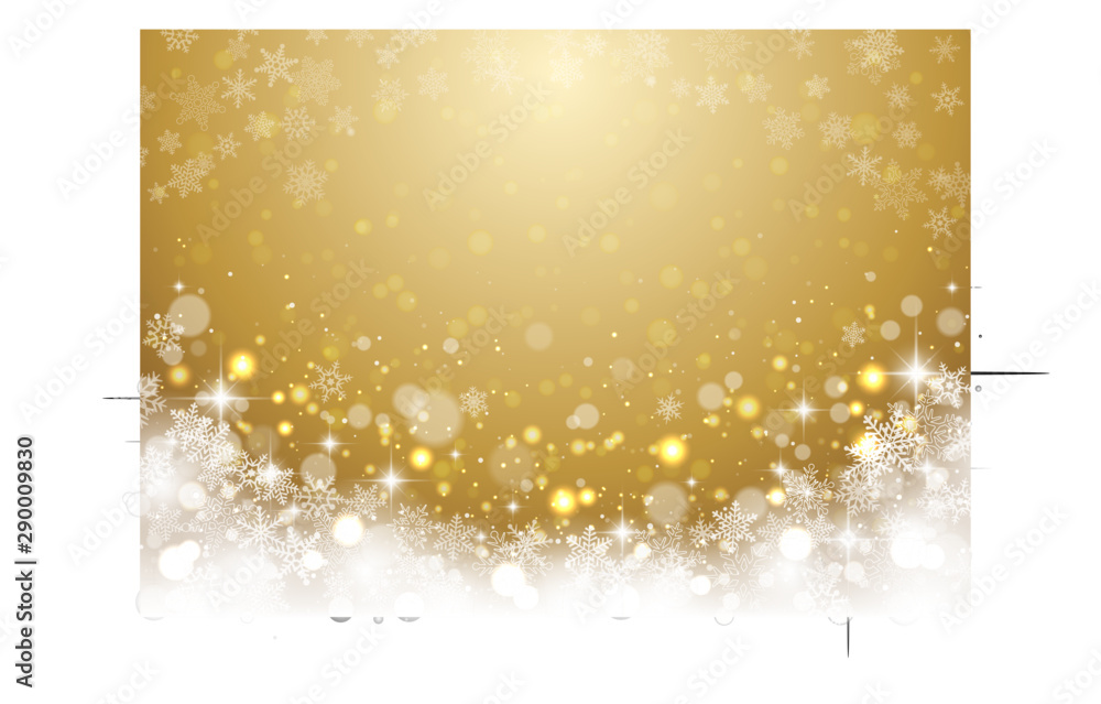 キラキラ背景 雪景色4 Stock Vector Adobe Stock