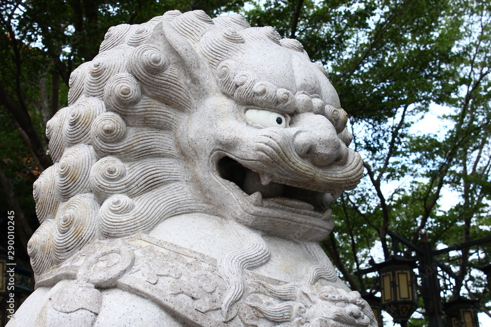 chinese temple and monastery -  temple in thailand - photo set