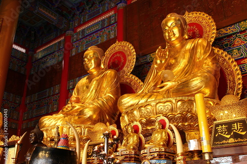 Canvas Print chinese temple and monastery -  temple in thailand - photo set