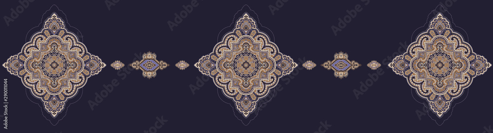 Decorated with elegant and luxurious patterns. Rococo, Baroque style, retro elements, invitation cards, textiles, wrapping paper and fabric design