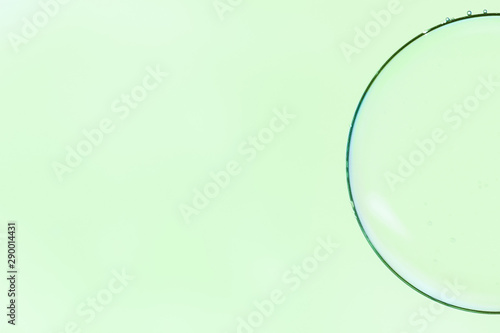 Abstract minimalistic magnifier bubble