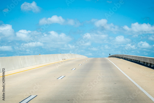 A long way down the road going to Aransas NWR, Texas