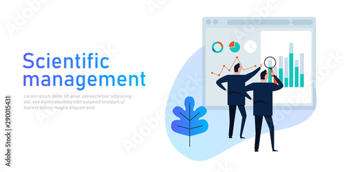 Scientific management. Theory of management that analyzes and synthesizes workflows. Its main objective is improving economic efficiency, especially labor productivity