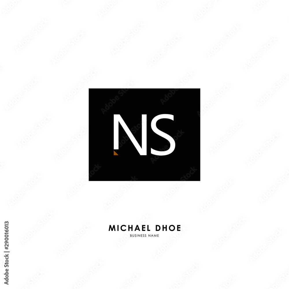 N S NS Initial logo letter with minimalist concept. Vector with scandinavian style logo. N S NS Initial logo letter with minimalist concept. Vector with scandinavian style logo.