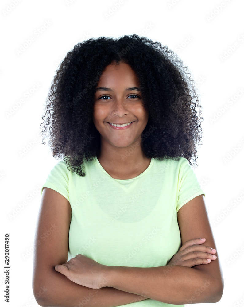 Beautiful teenager african girl with a beautiful hair Beautiful teenager african girl with a beautiful hair