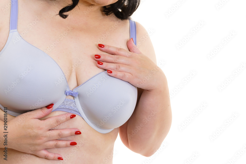 Woman Wearing Big Bra Image & Photo (Free Trial)