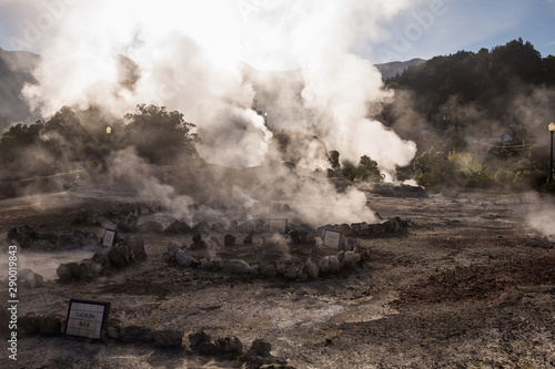 Hot springs in Furnas, Sao Miguel