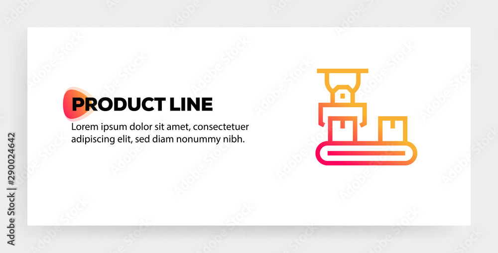 PRODUCT LINE ICON CONCEPT PRODUCT LINE ICON CONCEPT