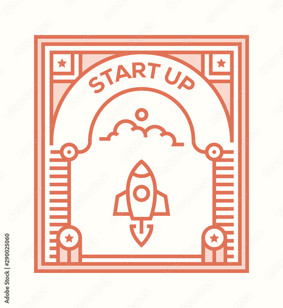 START UP ICON CONCEPT START UP ICON CONCEPT