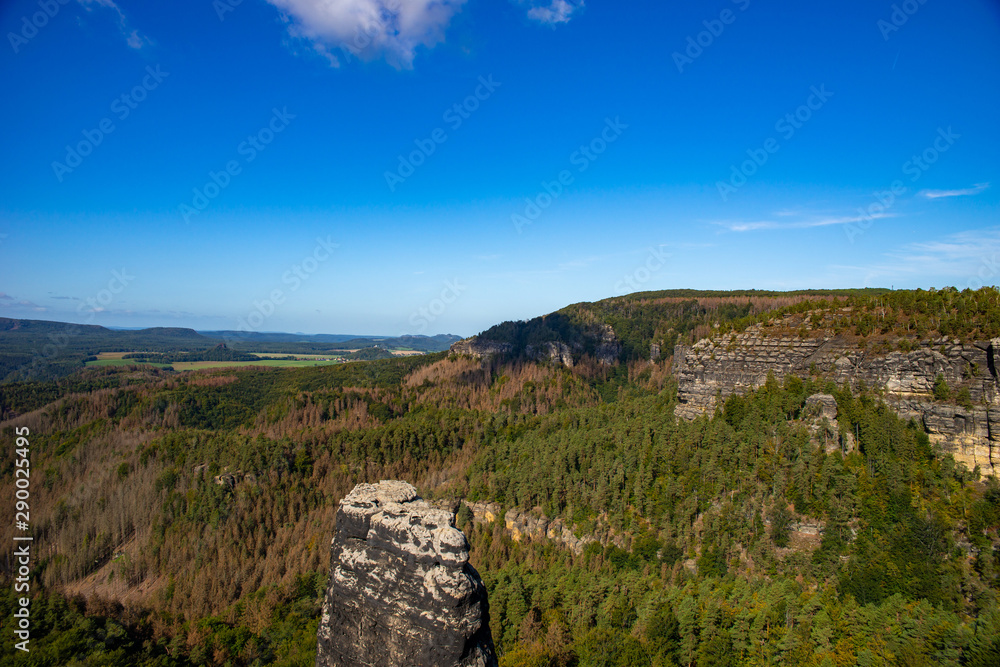 Sächsische Schweiz 2019 Wandern Herbst Tschechien Panorama