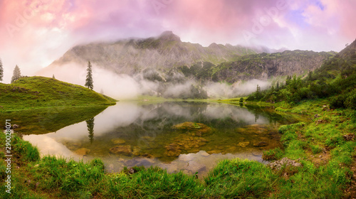 Mountain lake dreamland