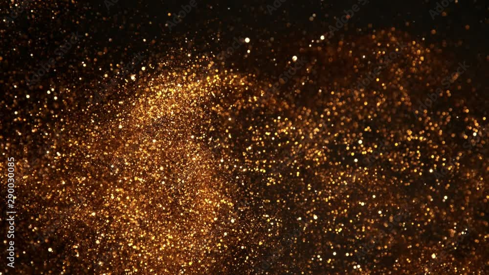 Golden Glitter Background in Super Slow Motion at 1000fps. Shooted with High Speed Cinema Camera in 4K Resolution. Golden Glitter Background in Super Slow Motion at 1000fps. Shooted with High Speed Cinema Camera in 4K Resolution.