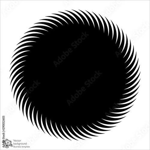 Vector Graphics, Halftone Circle,  Tornado, Cyclone
