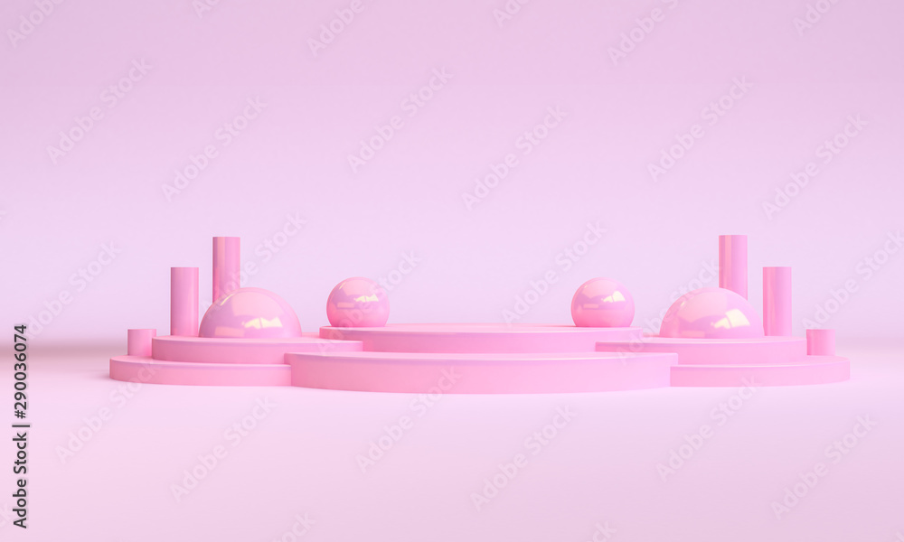 Minimalistt Geometric shape scene minimal, 3d rendering. Minimalistt Geometric shape scene minimal, 3d rendering.