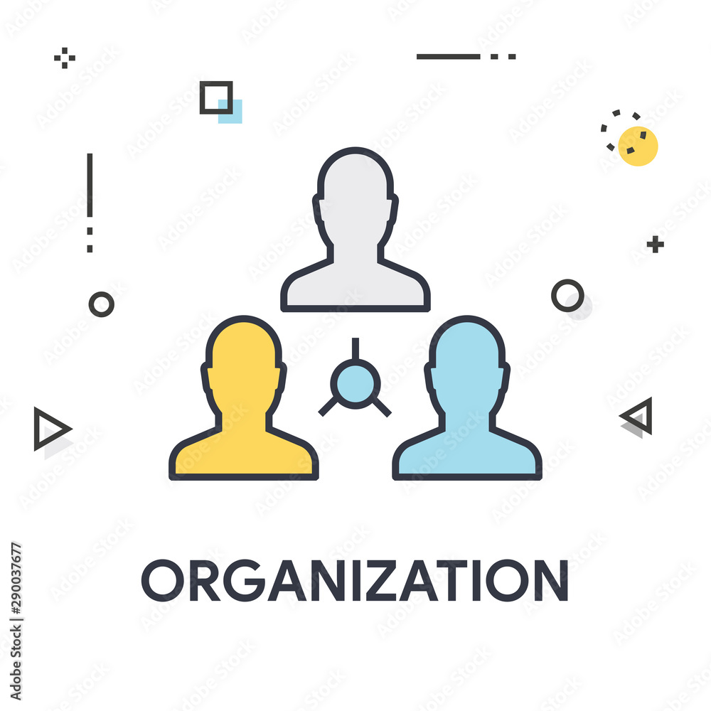 ORGANIZATION ICON CONCEPT