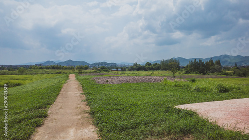 City site at Archaeological Ruins of Liangzhu City, Hangzhou, China