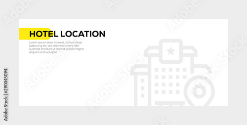 HOTEL LOCATION BANNER CONCEPT