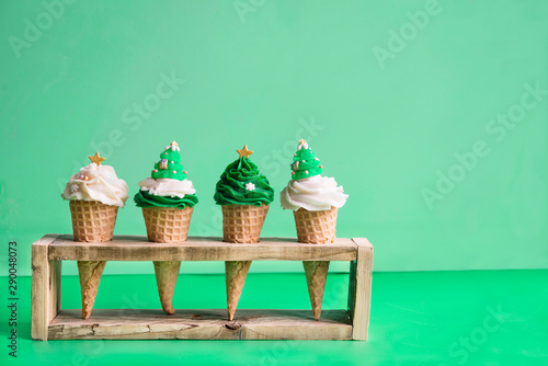 Ice cream for christmas time photo