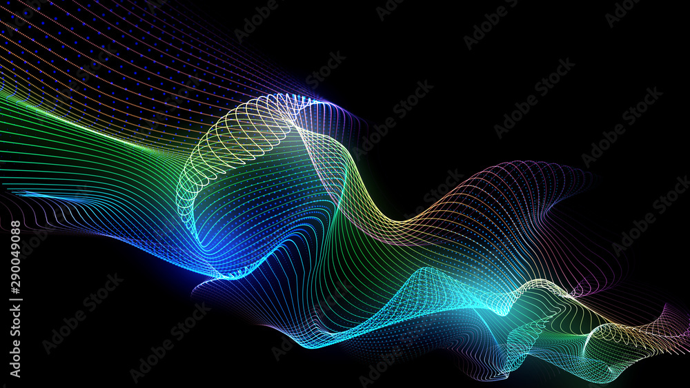 Abstract background imitating energy waves Abstract background imitating energy waves