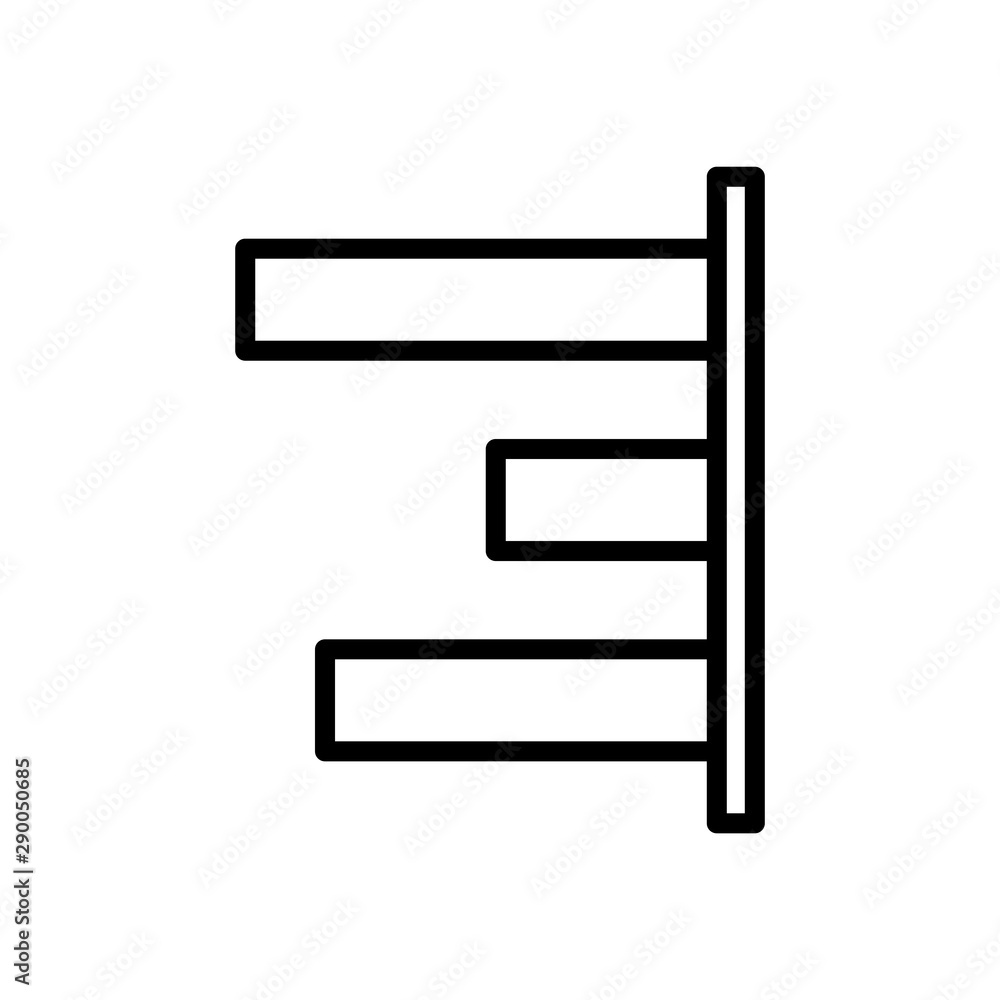 Chart icon vector design template Chart icon vector design template