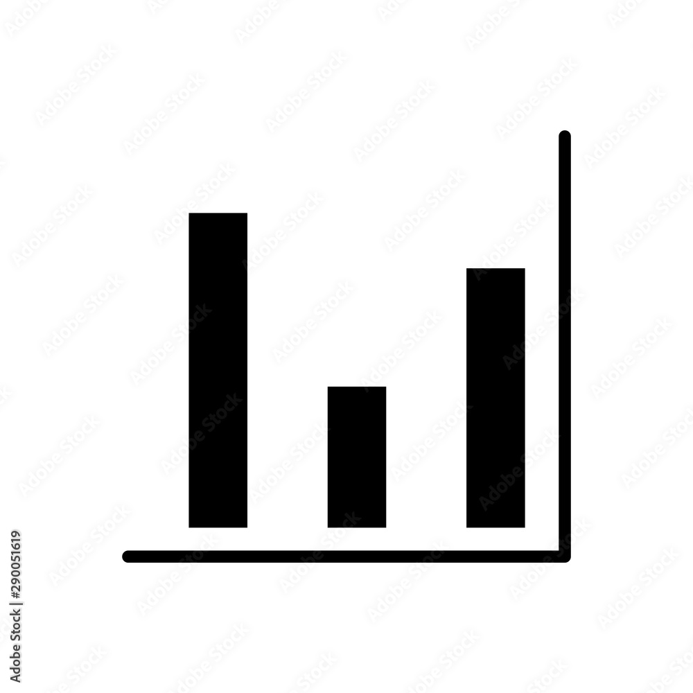 Chart icon vector design template Chart icon vector design template