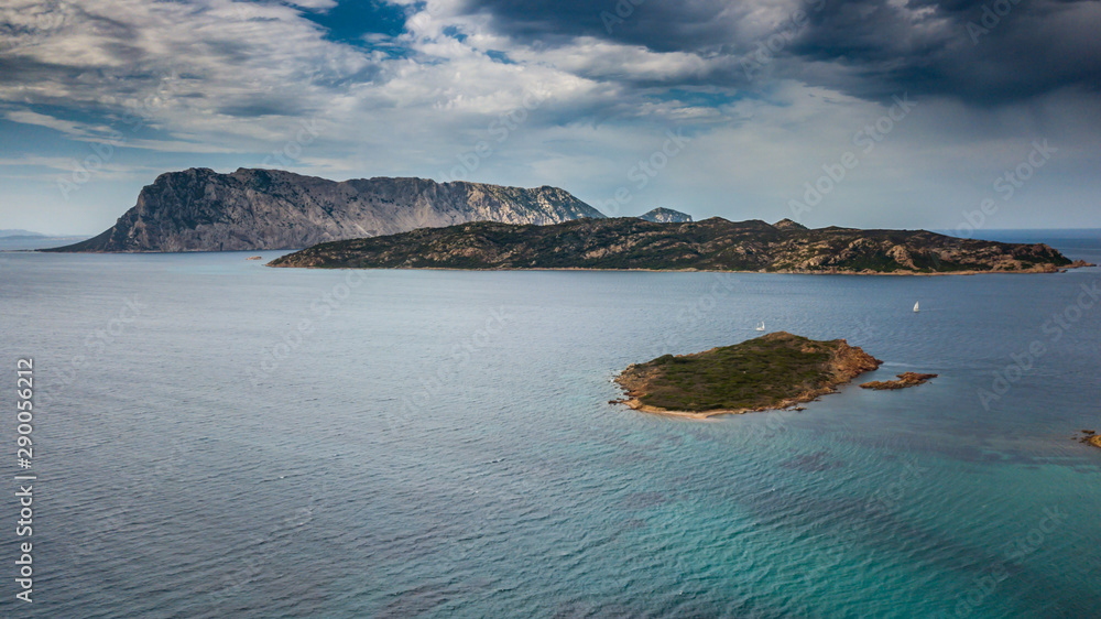 Fototapeta premium Mare della Sardegna, scatto da Drone