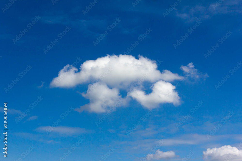 blue sky with cloud