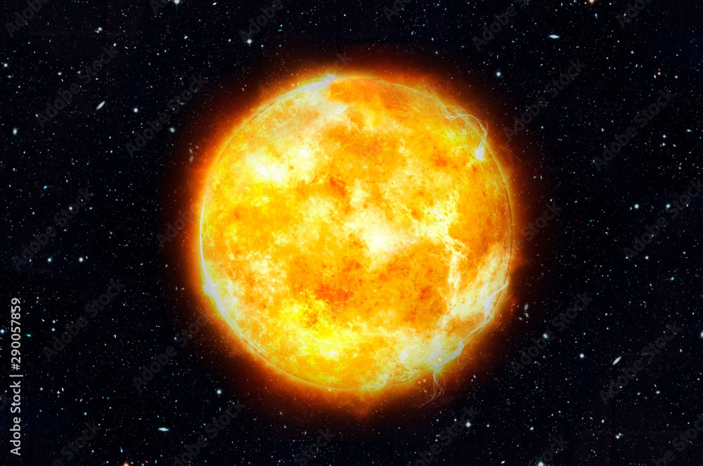 Sun Solar System. Elements of this image furnished by NASA Sun Solar System. Elements of this image furnished by NASA