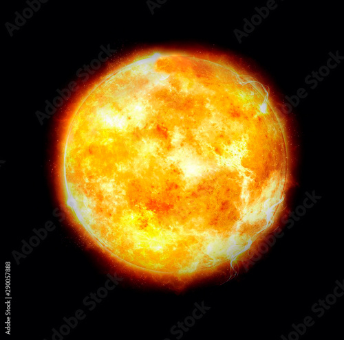 Sun Solar System. Elements of this image furnished by NASA © Oksana