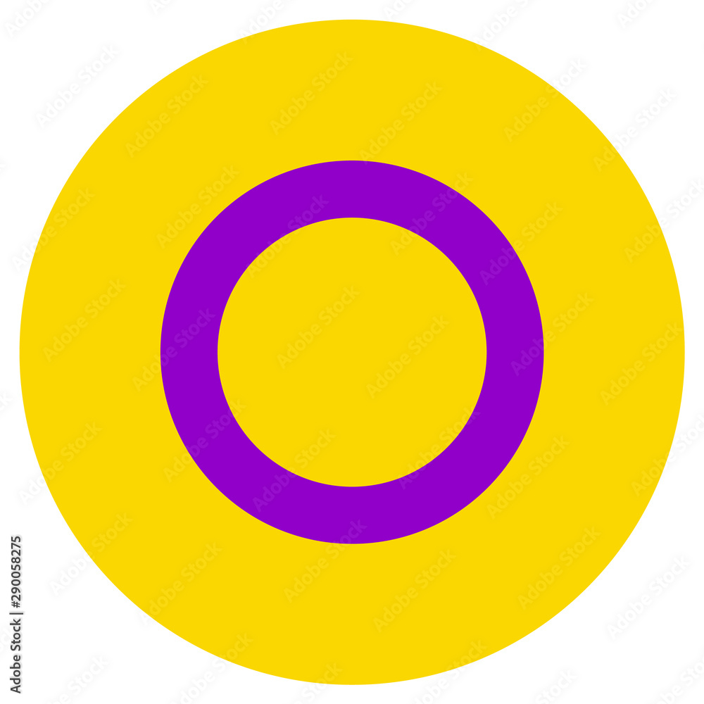 LGBT Flag, round shape icon on white background LGBT Flag, round shape icon on white background