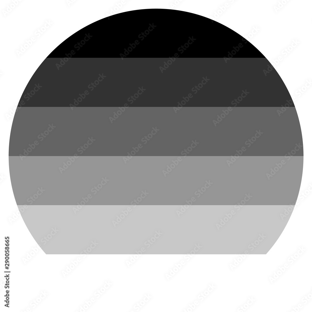 Straight Pride Flag, round shape icon on white background Straight Pride Flag, round shape icon on white background