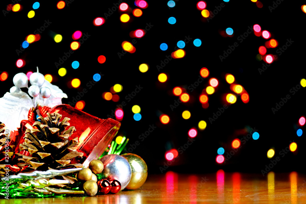 Christmas Bells And Tinsel Stock Illustration - Download Image Now