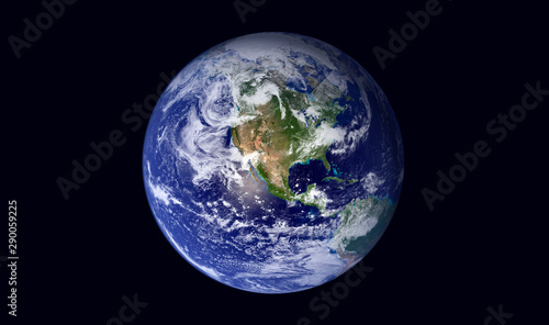 Earth in the outer space. Elements of this image furnished by NASA © Oksana