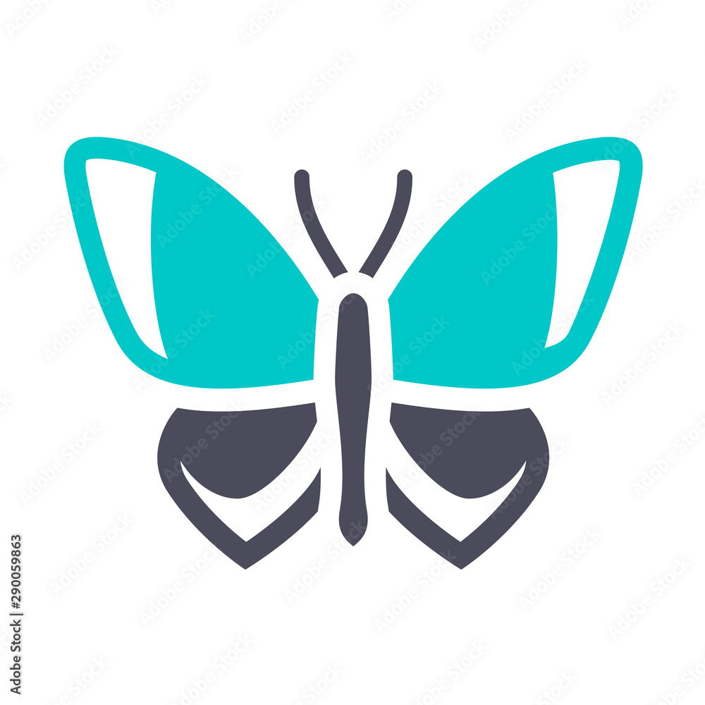 New gray turquoise icon on a white background New gray turquoise icon on a white background