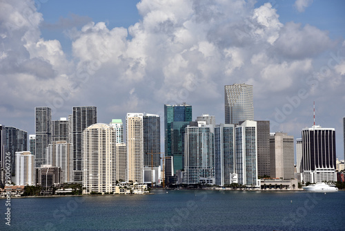 Skyline of the Miami, Florida, view from the sea port.  © Mariusz