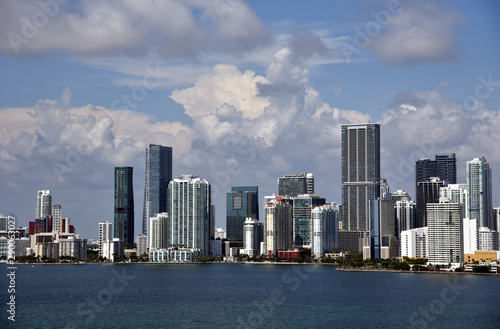 Skyline of the Miami, Florida, view from the sea port.  © Mariusz