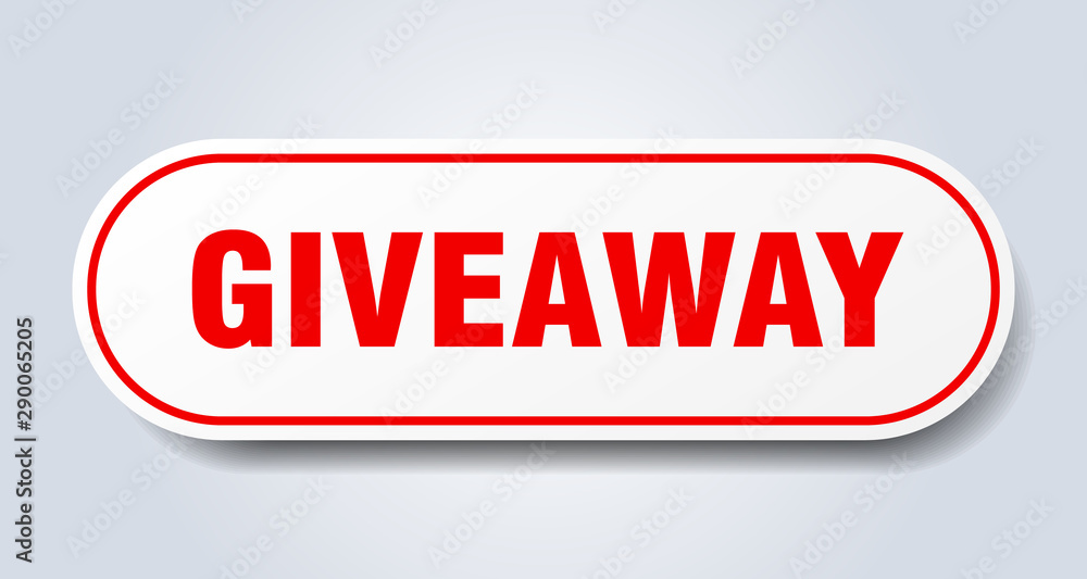 giveaway sign. giveaway rounded red sticker. giveaway giveaway sign. giveaway rounded red sticker. giveaway