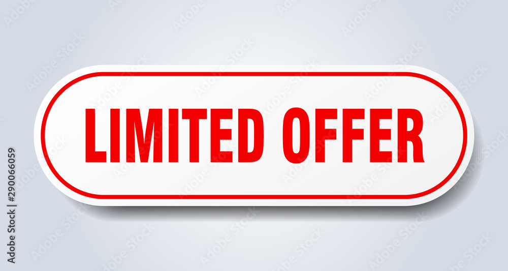 limited offer sign. limited offer rounded red sticker. limited offer limited offer sign. limited offer rounded red sticker. limited offer