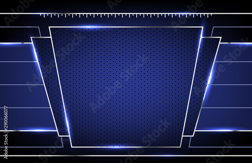 Futuristic abstract hud sci fi frame template layout design concept background