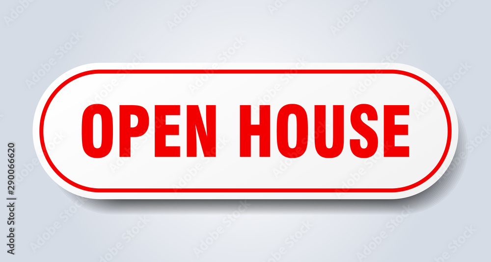 open house sign. open house rounded red sticker. open house open house sign. open house rounded red sticker. open house