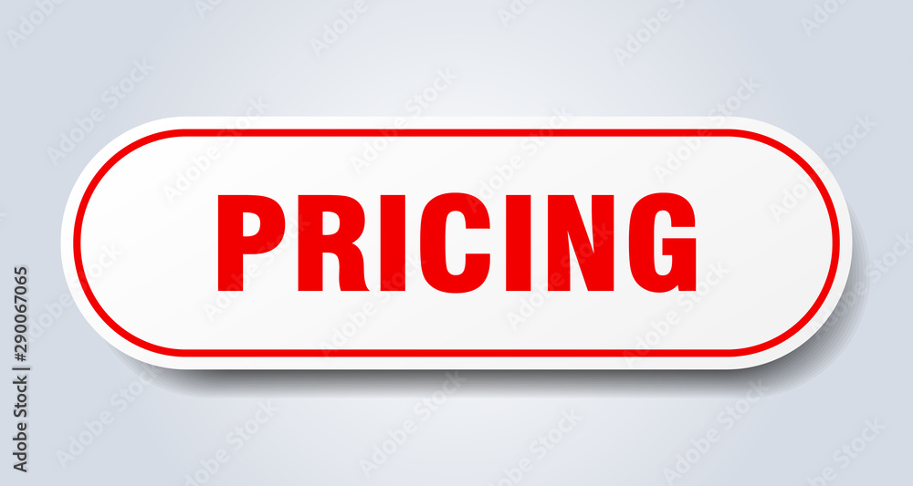 pricing sign. pricing rounded red sticker. pricing pricing sign. pricing rounded red sticker. pricing
