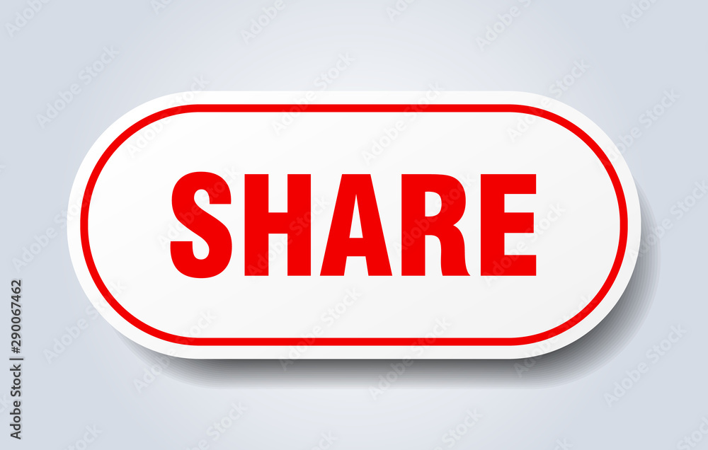 share sign. share rounded red sticker. share share sign. share rounded red sticker. share