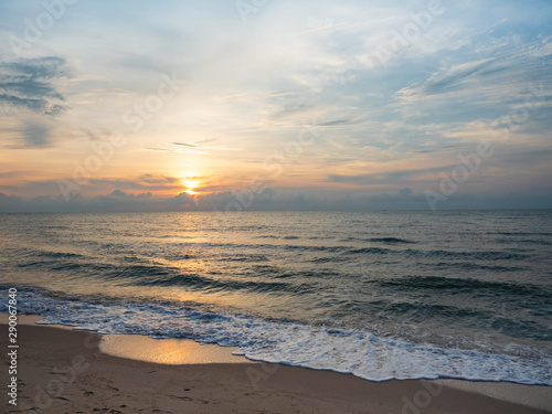 Sunrise on the beach