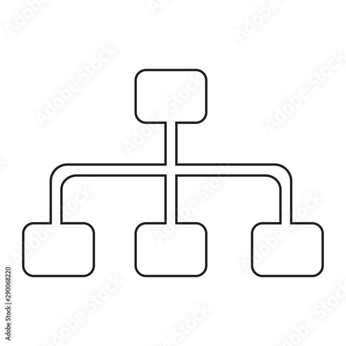 Network Graphs Line Icon