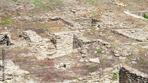 Ruins of Ancient Greek Tanais City in Russia. Archeological Site photo