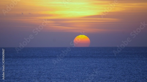 Fototapeta Naklejka Na Ścianę i Meble -  ibiza sunset blue hour