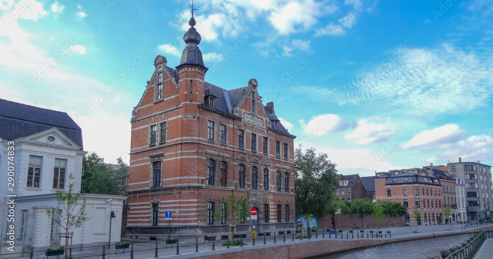 Fototapeta premium Gent is very beautiful city in Belgium