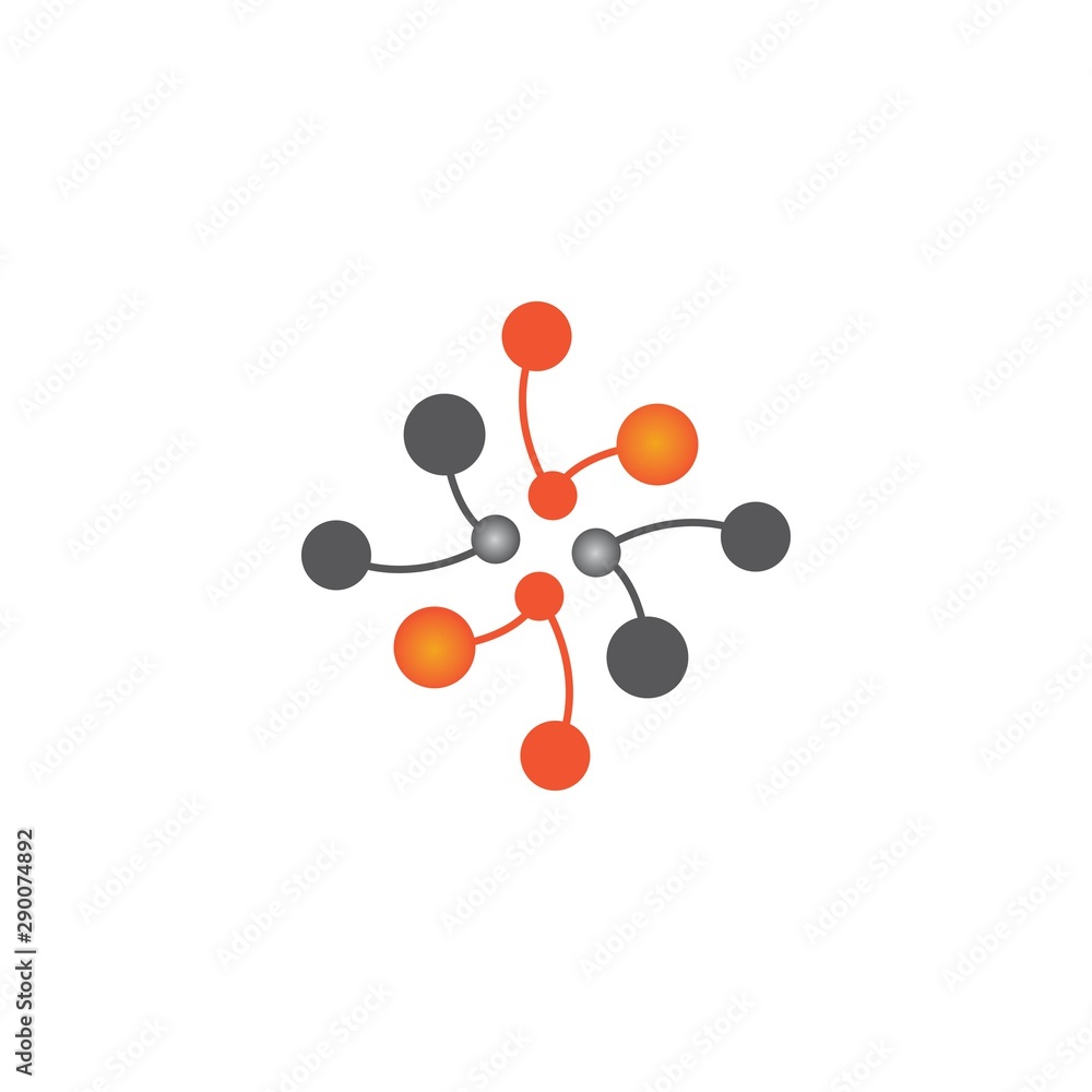 Molecule logo template vector icon Molecule logo template vector icon