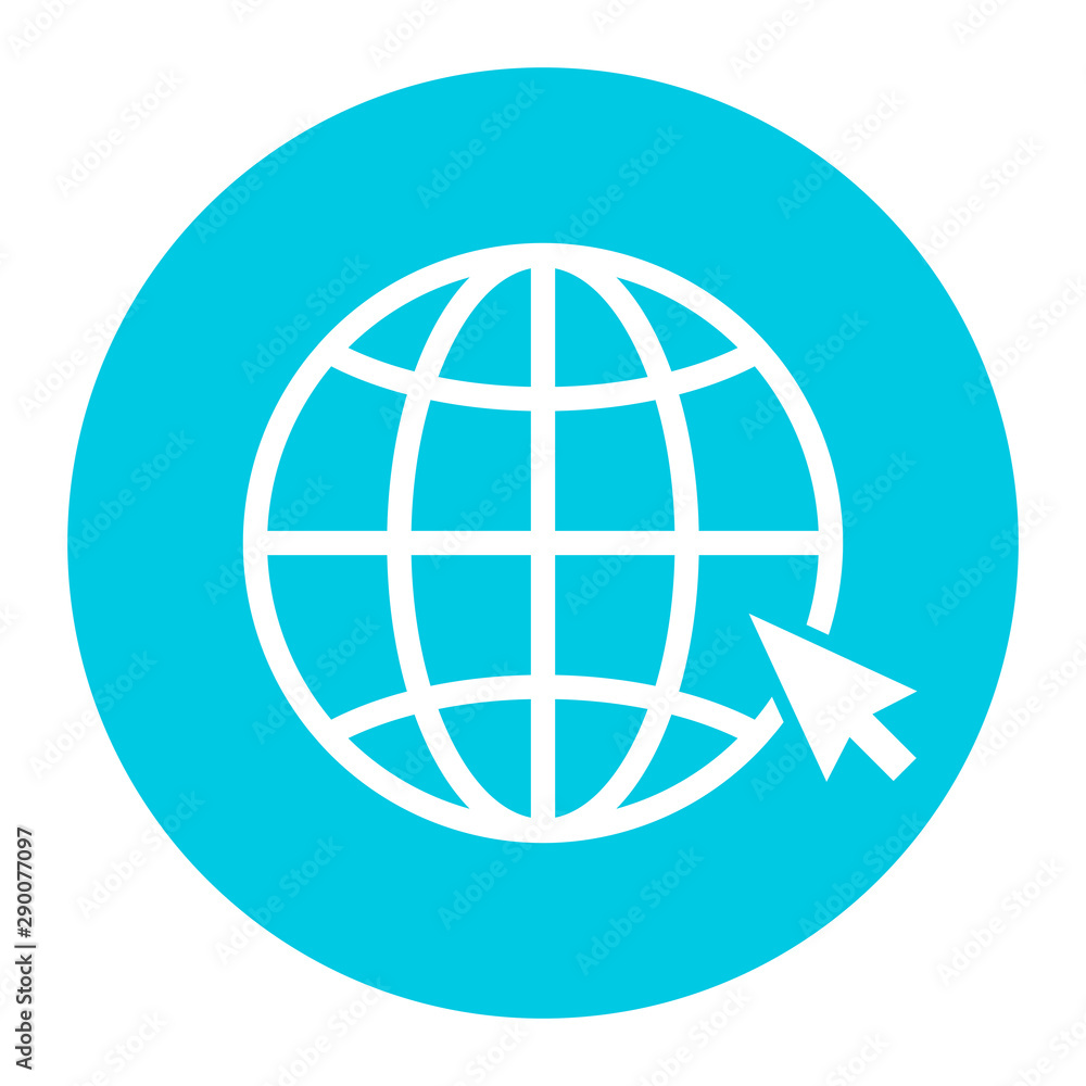 World globe vector icon World globe vector icon
